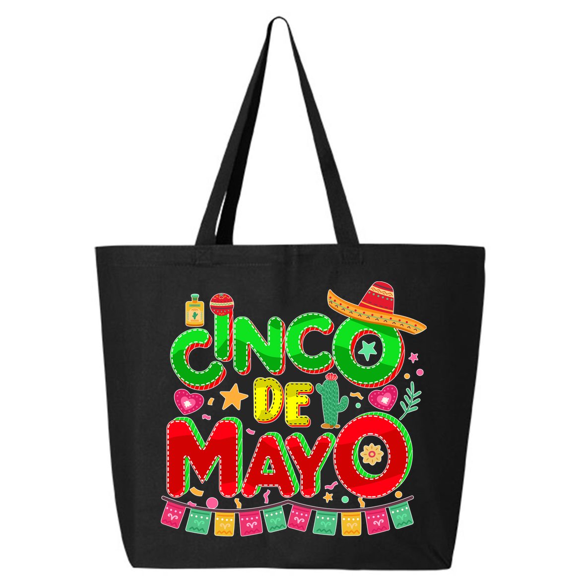 Festive Cinco De Mayo 25L Jumbo Tote