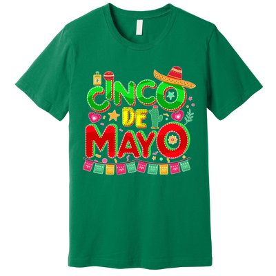 Festive Cinco De Mayo Premium T-Shirt