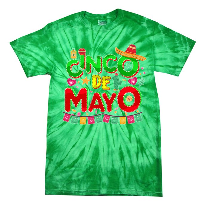 Festive Cinco De Mayo Tie-Dye T-Shirt