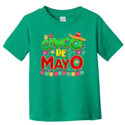 Festive Cinco De Mayo Toddler T-Shirt