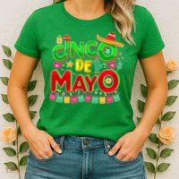 Festive Cinco De Mayo Womens T-Shirt