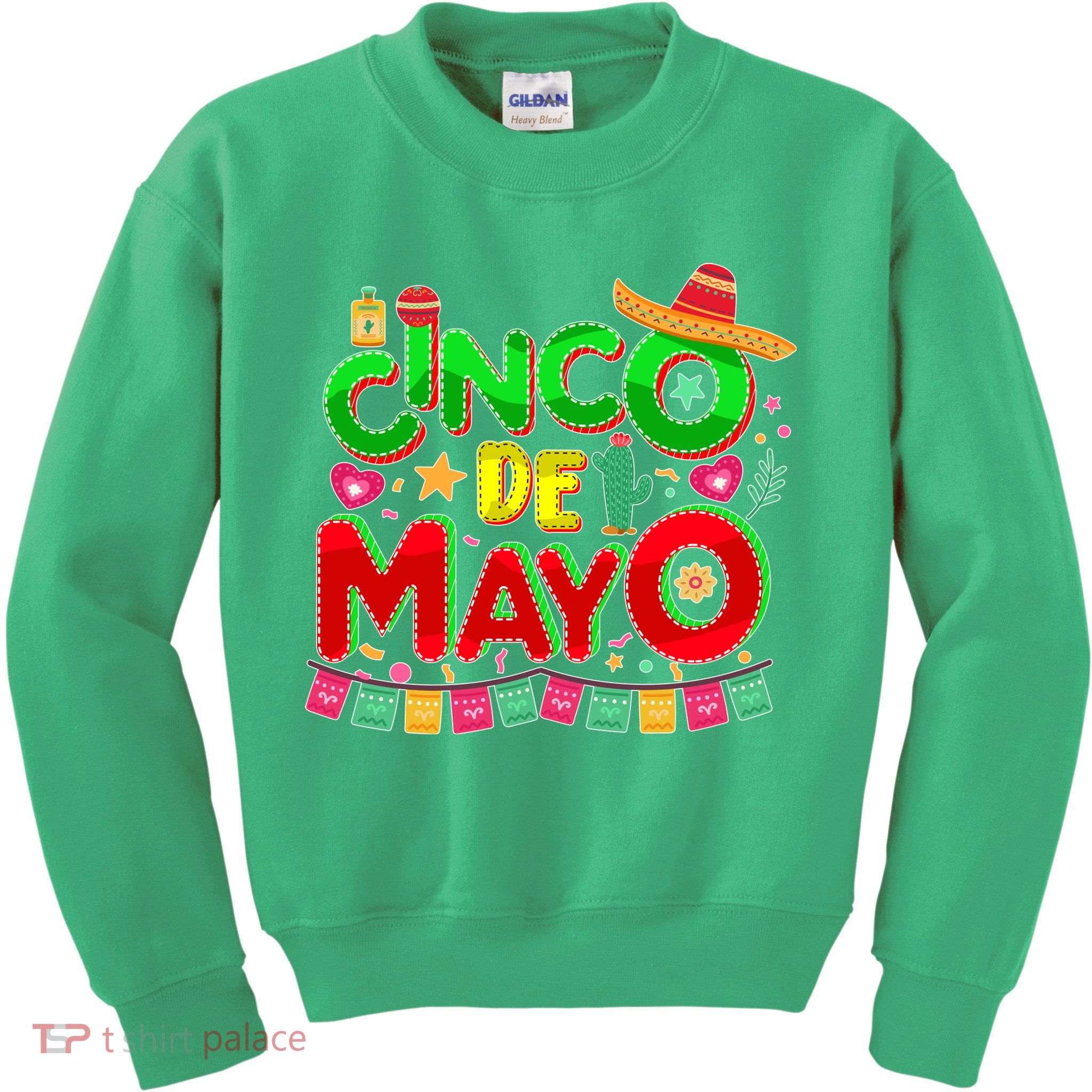 Festive Cinco De Mayo Kids Sweatshirt