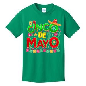 Festive Cinco De Mayo Kids T-Shirt