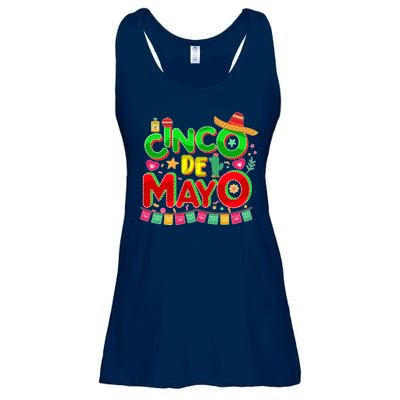 Festive Cinco De Mayo Ladies Essential Flowy Tank