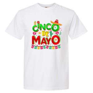 Festive Cinco De Mayo Garment-Dyed Heavyweight T-Shirt