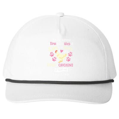 Funny Chicken Dog Lover For Women Girl Farmer Snapback Five-Panel Rope Hat