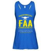 Faa Certified Drone Pilot Funny Remote Pilots Drone Life Great Gift Ladies Essential Flowy Tank