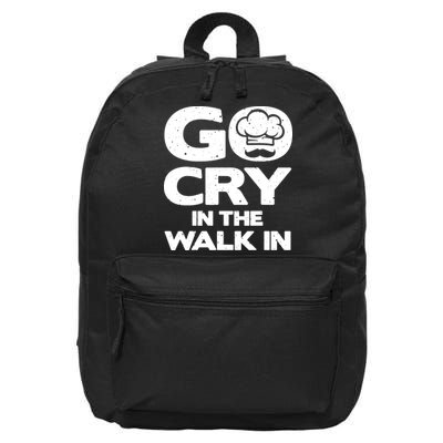Funny Chef Design For Men Women Kitchen Chef Culinary Cook 16 in Basic Backpack