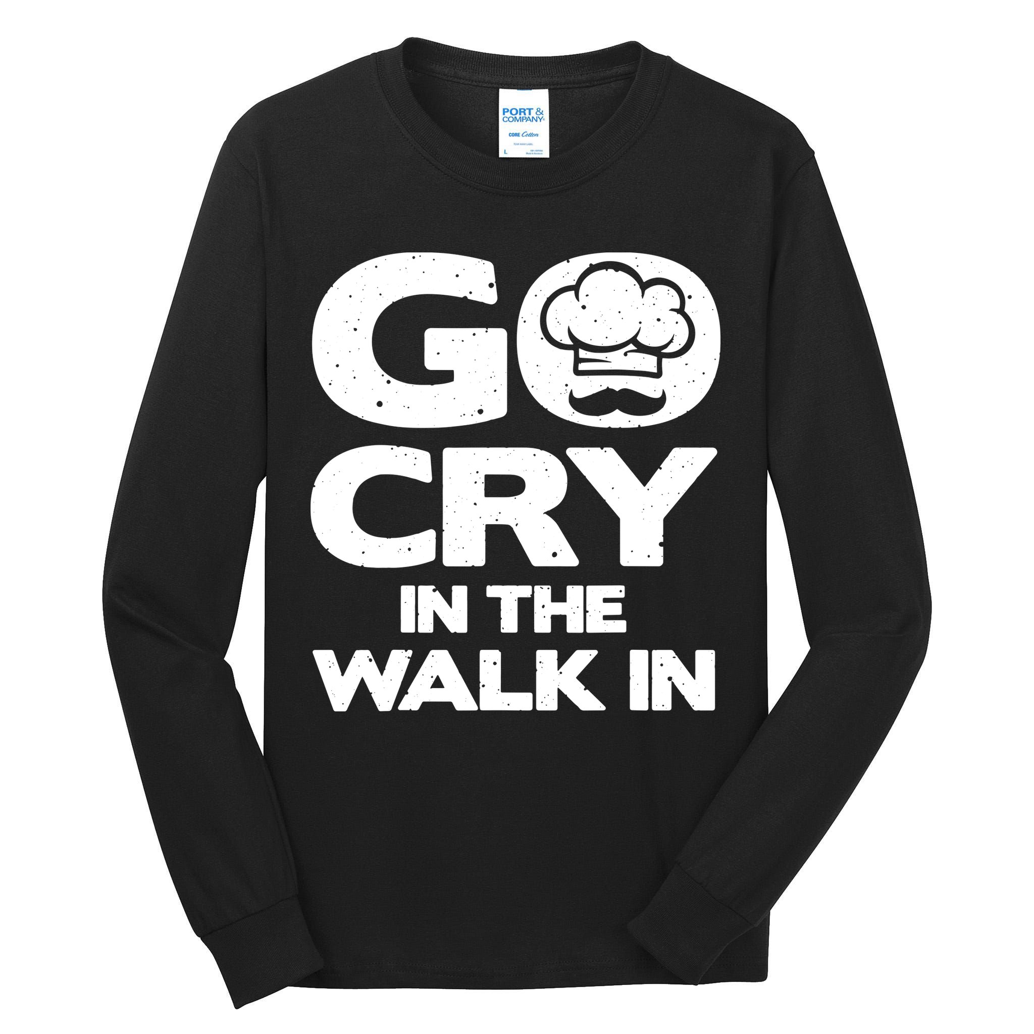 Funny Chef Design For Men Women Kitchen Chef Culinary Cook Tall Long Sleeve T-Shirt