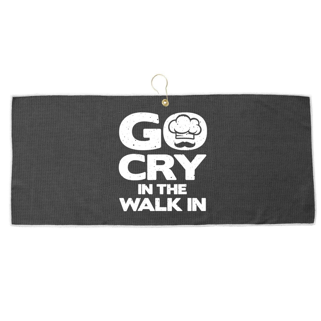 Funny Chef Design For Men Women Kitchen Chef Culinary Cook Large Microfiber Waffle Golf Towel