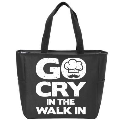 Funny Chef Design For Men Women Kitchen Chef Culinary Cook Zip Tote Bag