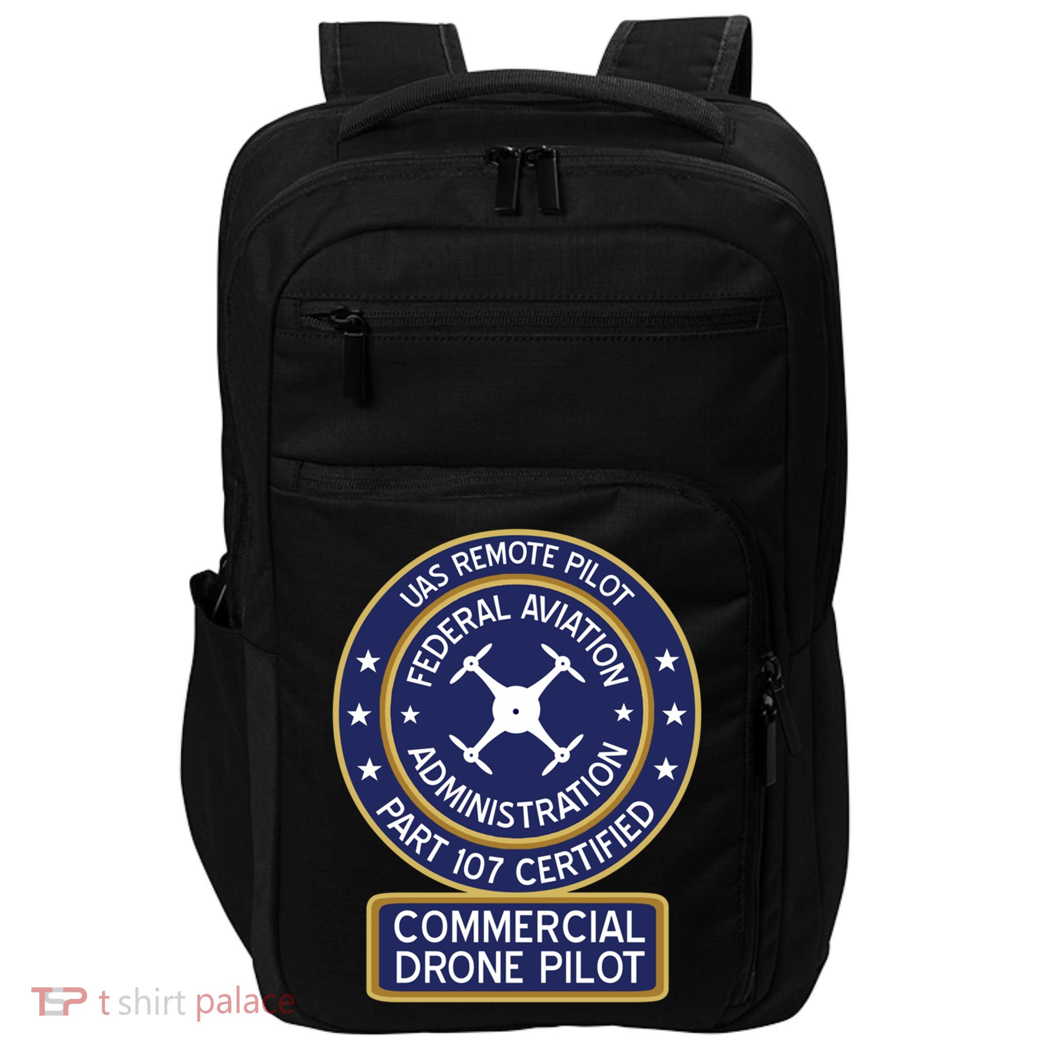 Faa Commercial Drone Pilot Gift Impact Tech Backpack