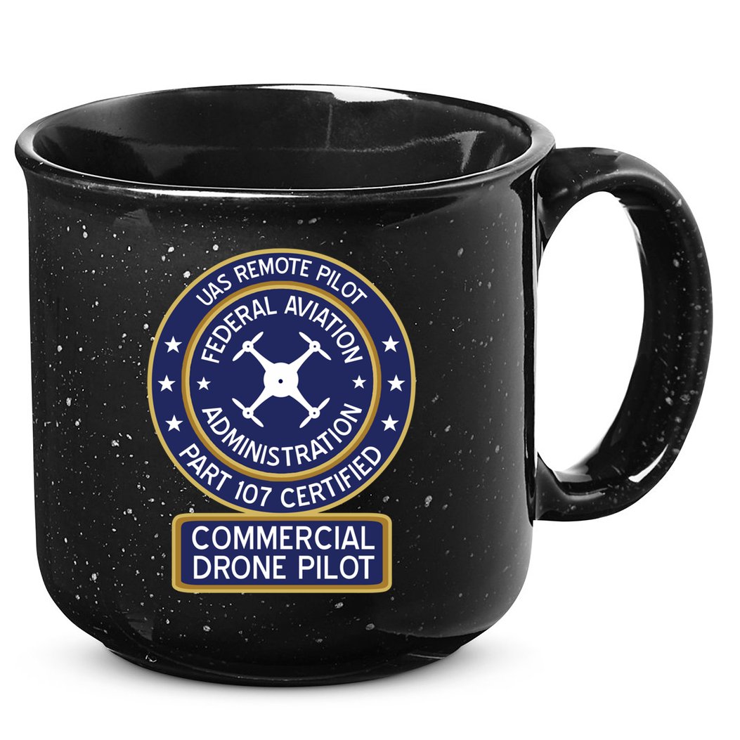 Faa Commercial Drone Pilot Gift 15oz Campfire Ceramic Mug