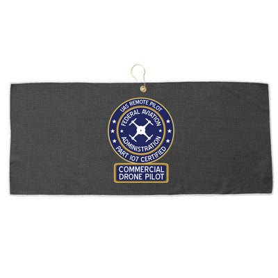 Faa Commercial Drone Pilot Gift Large Microfiber Waffle Golf Towel