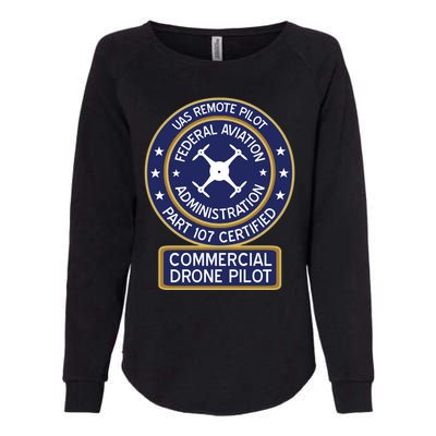 Faa Commercial Drone Pilot Gift Womens California Wash Sweatshirt