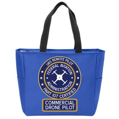 Faa Commercial Drone Pilot Gift Zip Tote Bag