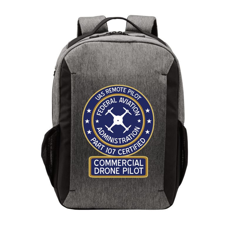 Faa Commercial Drone Pilot Gift Vector Backpack
