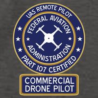 Faa Commercial Drone Pilot Gift Vector Backpack