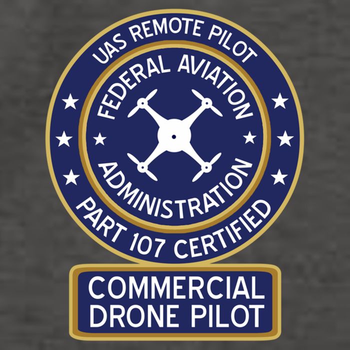 Faa Commercial Drone Pilot Gift Vector Backpack