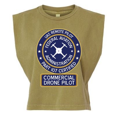 Faa Commercial Drone Pilot Gift Garment-Dyed Women's Muscle Tee