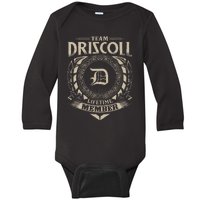 Funny Classic DRISCOLL Family Vintage Tee Gift Baby Long Sleeve Bodysuit