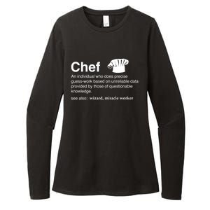 Funny Chef Definition Gift For Souschefs Gift Womens CVC Long Sleeve Shirt