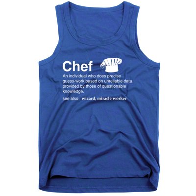 Funny Chef Definition Gift For Souschefs Gift Tank Top