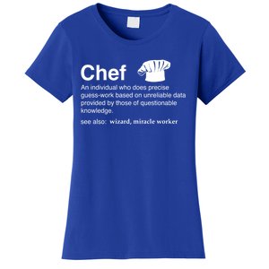 Funny Chef Definition Gift For Souschefs Gift Women's T-Shirt