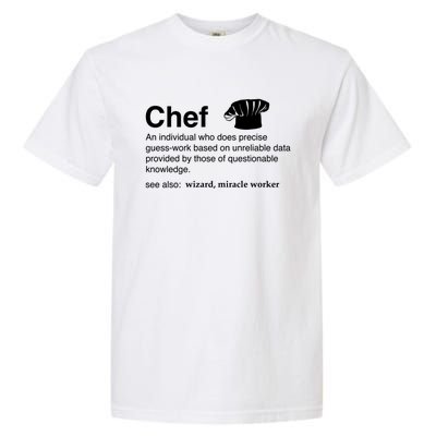 Funny Chef Definition Gift For Souschefs Gift Garment-Dyed Heavyweight T-Shirt