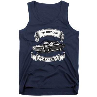 Funny Car Design IM Not Old IM A Classic Dodge Dart Tank Top