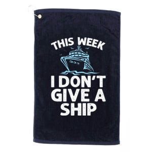 Funny Cruise Design For Cruise Ship Cruising Lover Platinum Collection Golf Towel