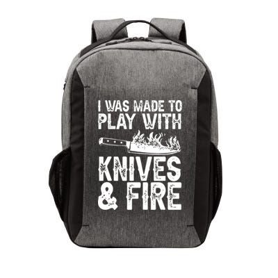 Funny Chef Design For Men Women Knives Play Cooking Lovers Vector Backpack