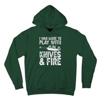 Funny Chef Design For Men Women Knives Play Cooking Lovers Hoodie