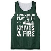 Funny Chef Design For Men Women Knives Play Cooking Lovers Mesh Reversible Basketball Jersey Tank