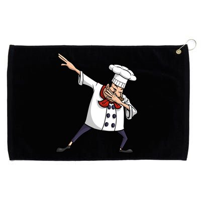 Funny Chef Design Cook Hiphop Dabbing Dance Gift Grommeted Golf Towel