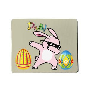 Funny Cool Dabbing Bunny Eggs For Easter Day Mousepad