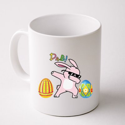 Funny Cool Dabbing Bunny Eggs For Easter Day Coffee Mug