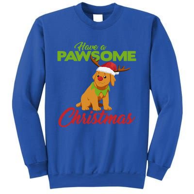 Funny Christmas Dog Pug Have A Pawsome Xmas Cute Gift Sweatshirt