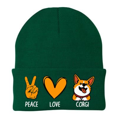 Funny Corgi Design For Puppy Corgi Dog Lover Knit Cap Winter Beanie