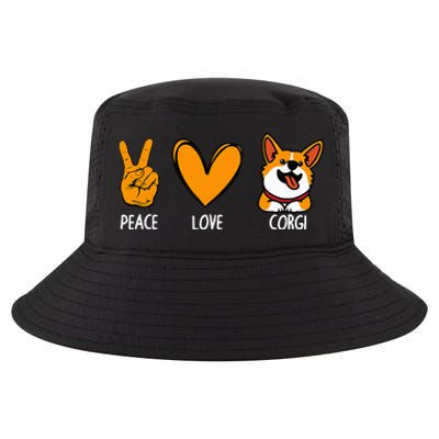 Funny Corgi Design For Puppy Corgi Dog Lover Cool Comfort Performance Bucket Hat