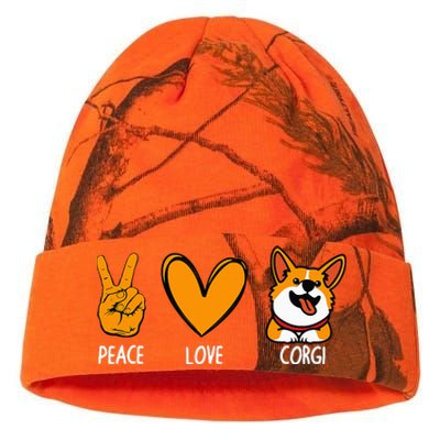 Funny Corgi Design For Puppy Corgi Dog Lover Kati Licensed 12" Camo Beanie