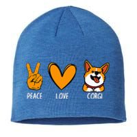 Funny Corgi Design For Puppy Corgi Dog Lover Sustainable Beanie