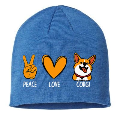 Funny Corgi Design For Puppy Corgi Dog Lover Sustainable Beanie