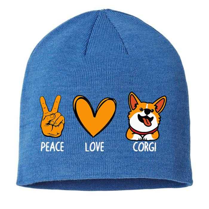 Funny Corgi Design For Puppy Corgi Dog Lover Sustainable Beanie