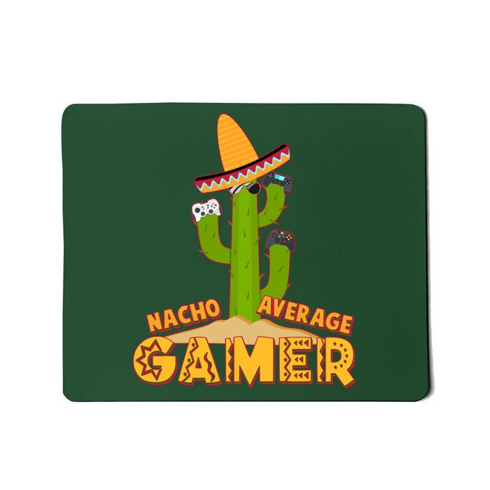 Funny Cinco De Mayo Nacho Average Gamer Cactus Gamer Mousepad