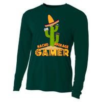 Funny Cinco De Mayo Nacho Average Gamer Cactus Gamer Cooling Performance Long Sleeve Crew