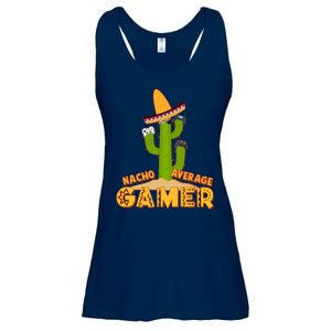 Funny Cinco De Mayo Nacho Average Gamer Cactus Gamer Ladies Essential Flowy Tank