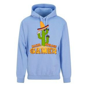 Funny Cinco De Mayo Nacho Average Gamer Cactus Gamer Unisex Surf Hoodie