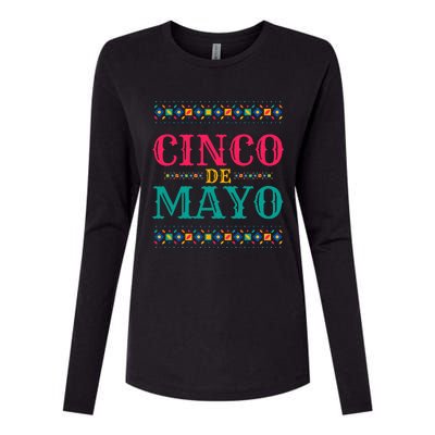 Funny Cinco De Mayo For Mexican Party Womens Cotton Relaxed Long Sleeve T-Shirt