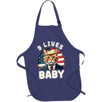Funny Cat Donald Trump 9 Lives Baby Apron